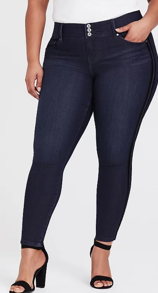 Torrid Dark Wash Jeggings 14 Regular Super Stretch